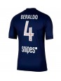 Billige Paris Saint-Germain Lucas Beraldo #4 Hjemmedrakt 2025-26 Kortermet